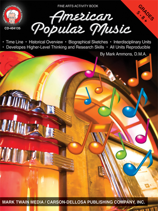 Title details for American Popular Music, Grades 5 - 8+ by Mark Ammons - Available